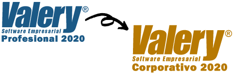 Valery® Profesional IGTF a Corporativo IGTF <br> con instalación y configuración